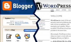 blogger and wordpress