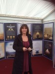 Mandy Jack visiting the Islamic Awareness Exhibition at Swansea University
