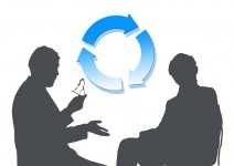 Feedback image indicating a dialogic process
